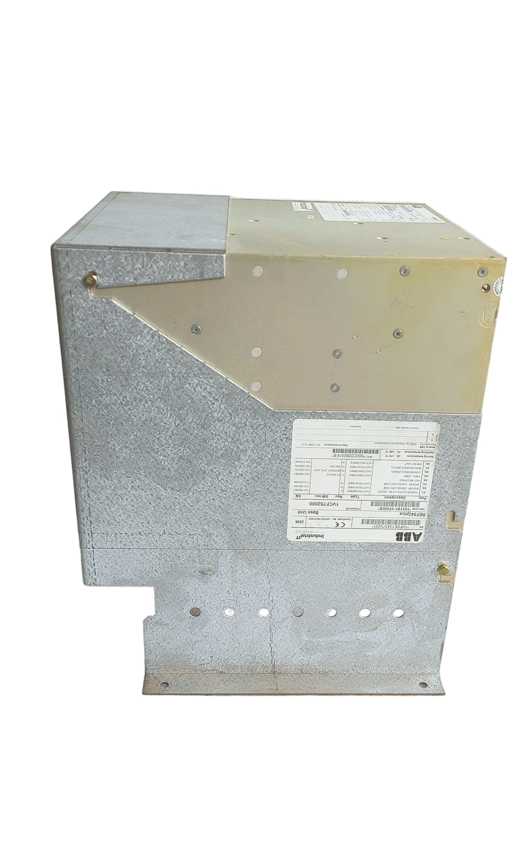 ABB REF542PLUS 1VCF752000 BASE UNIT