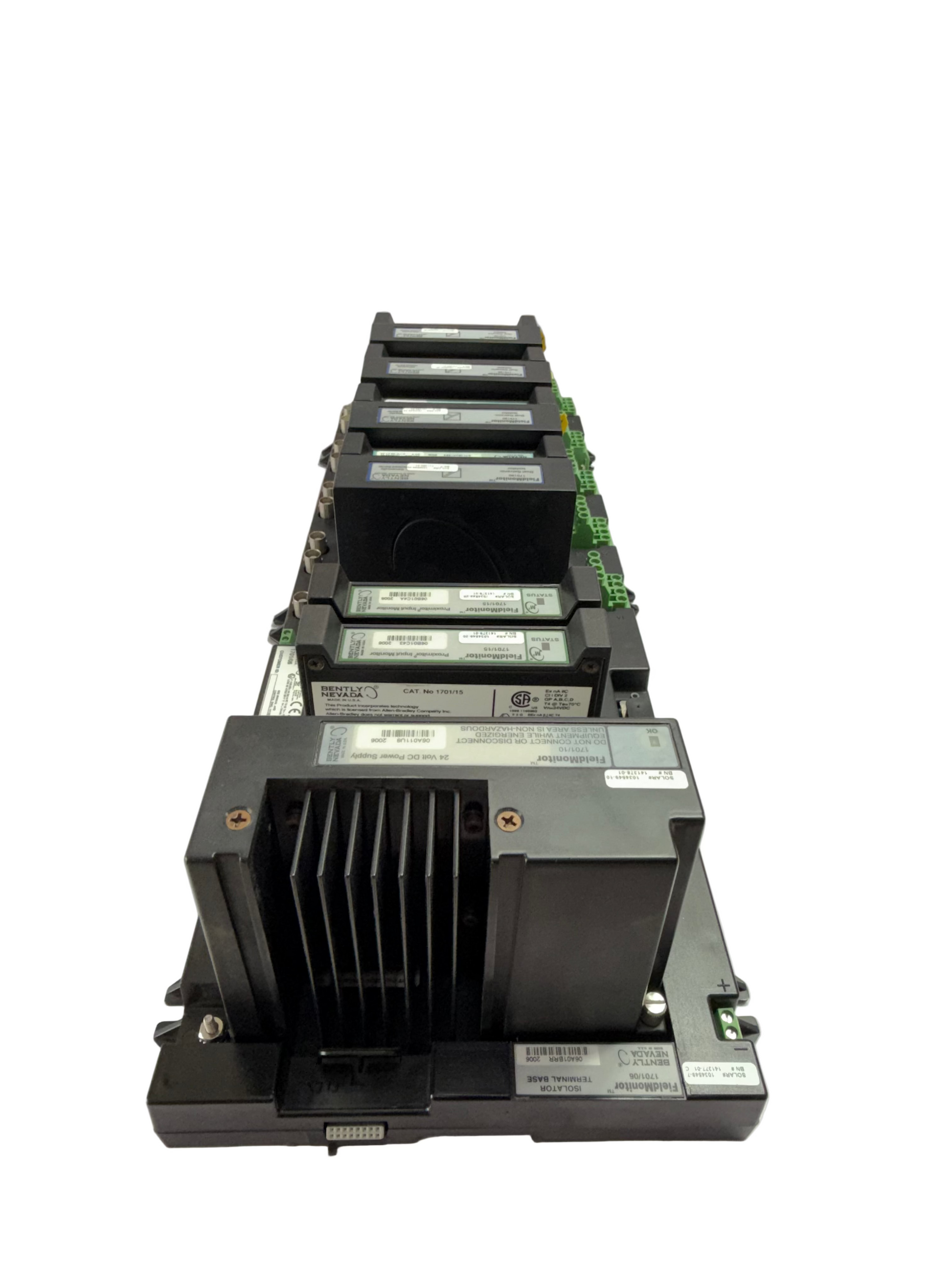 BENTLY NEVADA 1701/06 FIELDMONITEOR PLC SET 1701/06 ISOLATER TERMINAL BASE