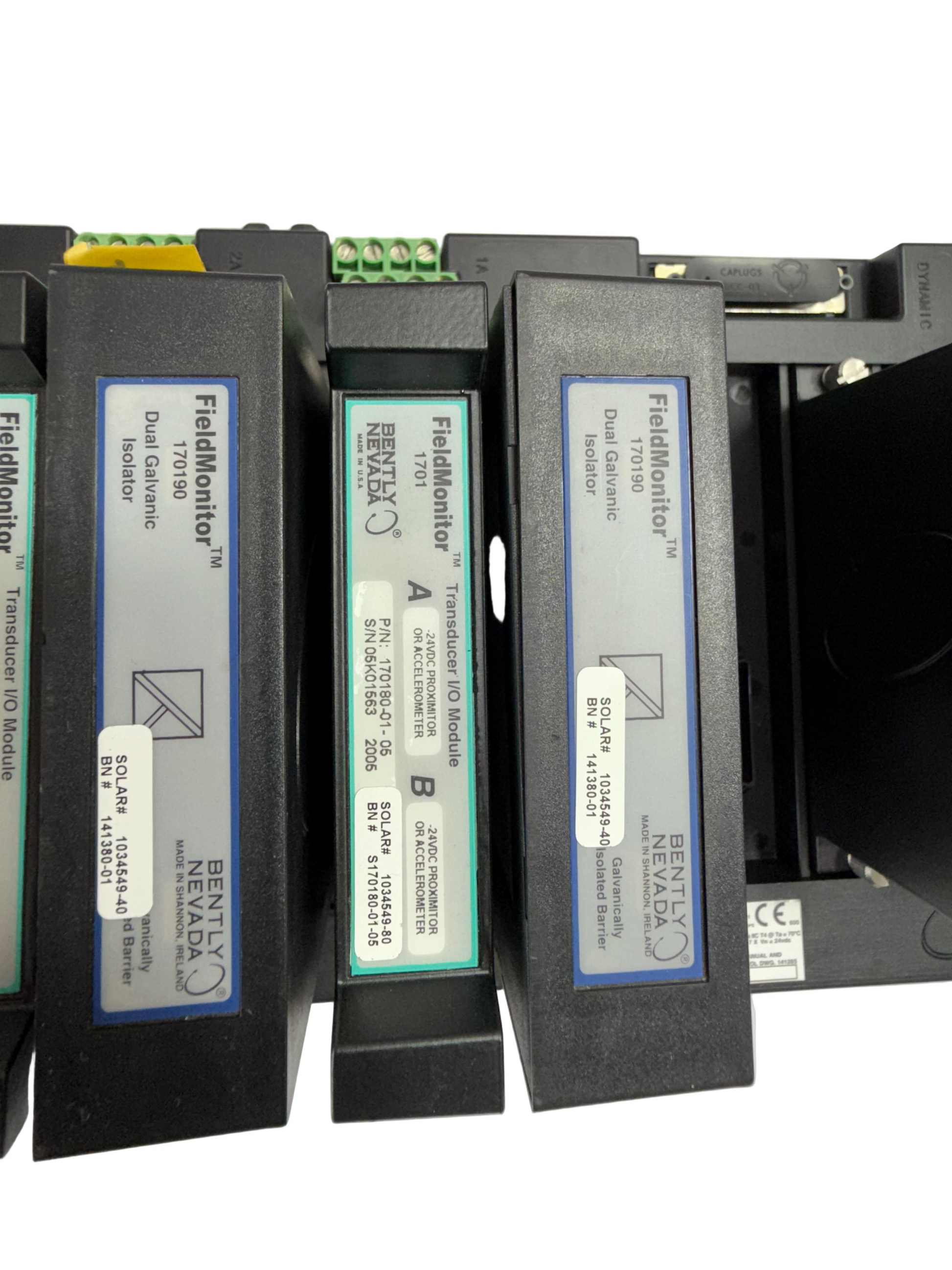 BENTLY NEVADA 1701/06 FIELDMONITEOR PLC SET 1701/06 ISOLATER TERMINAL BASE