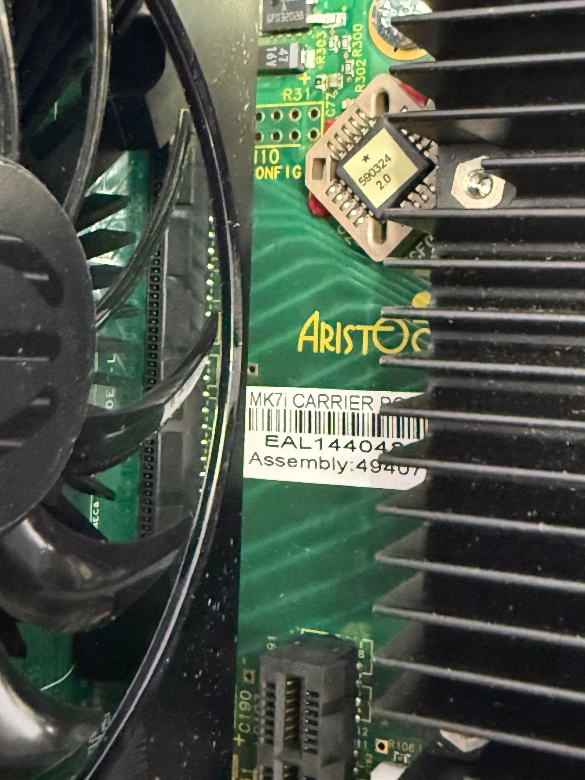 ARISTOCRAT MK7i CARRIER BOARD EAL 1440480351 IN GREEN COLOUR