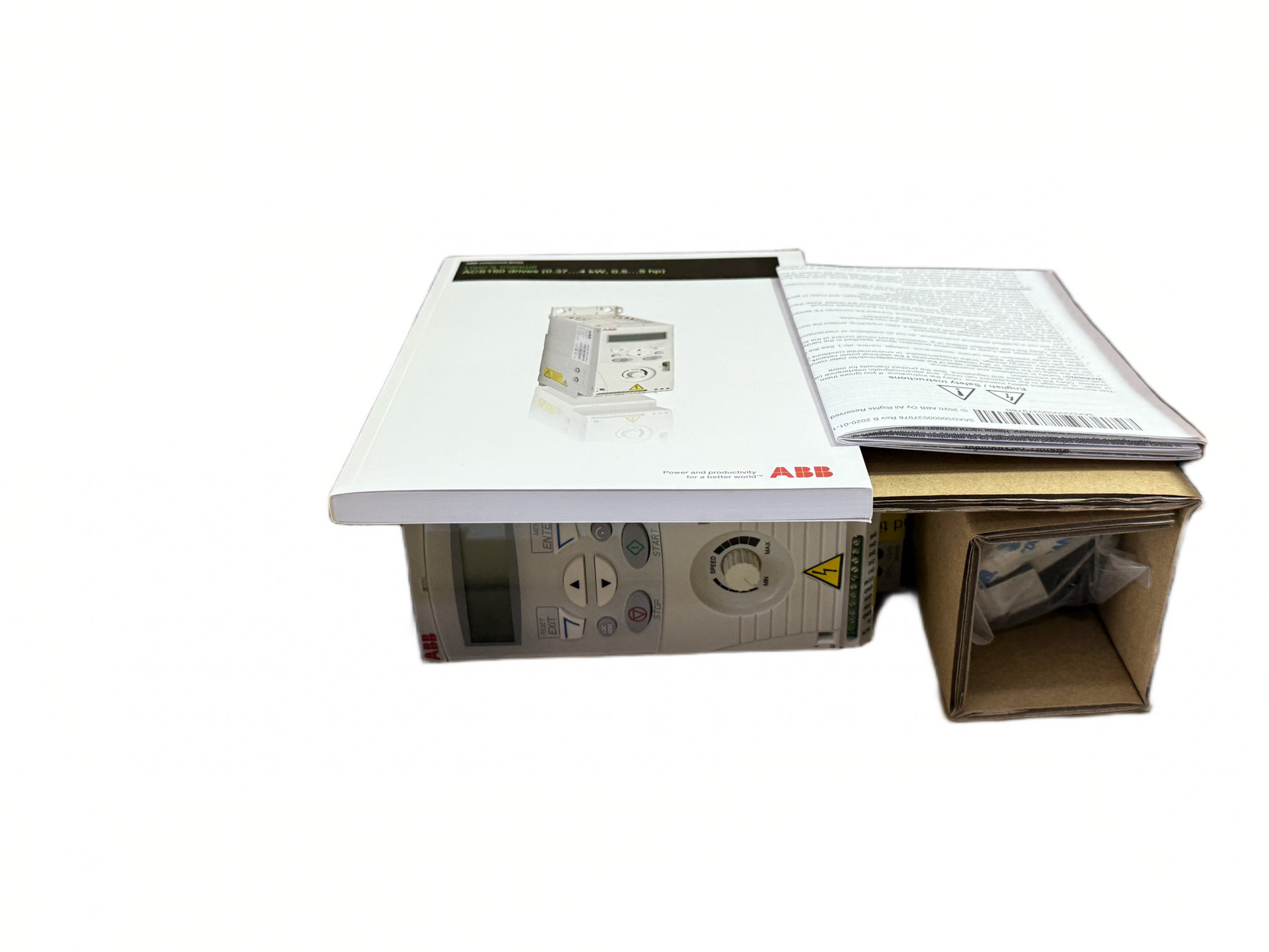ABB ACS150-03U-01A2-4 LV AC MICRO DRIVE 0.37KW 1/2 HP