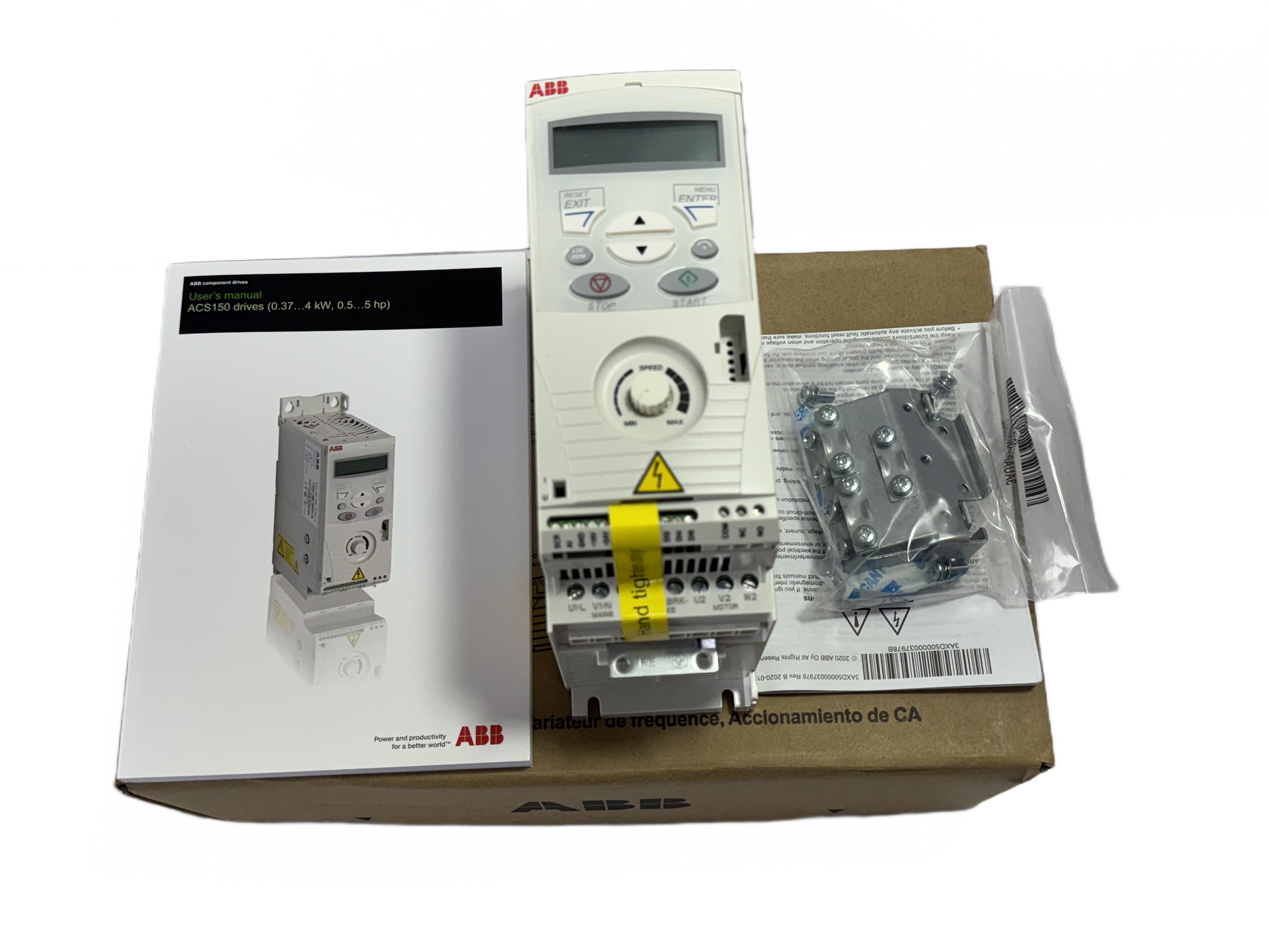 ABB ACS150-03U-01A2-4 LV AC MICRO DRIVE 0.37KW 1/2 HP