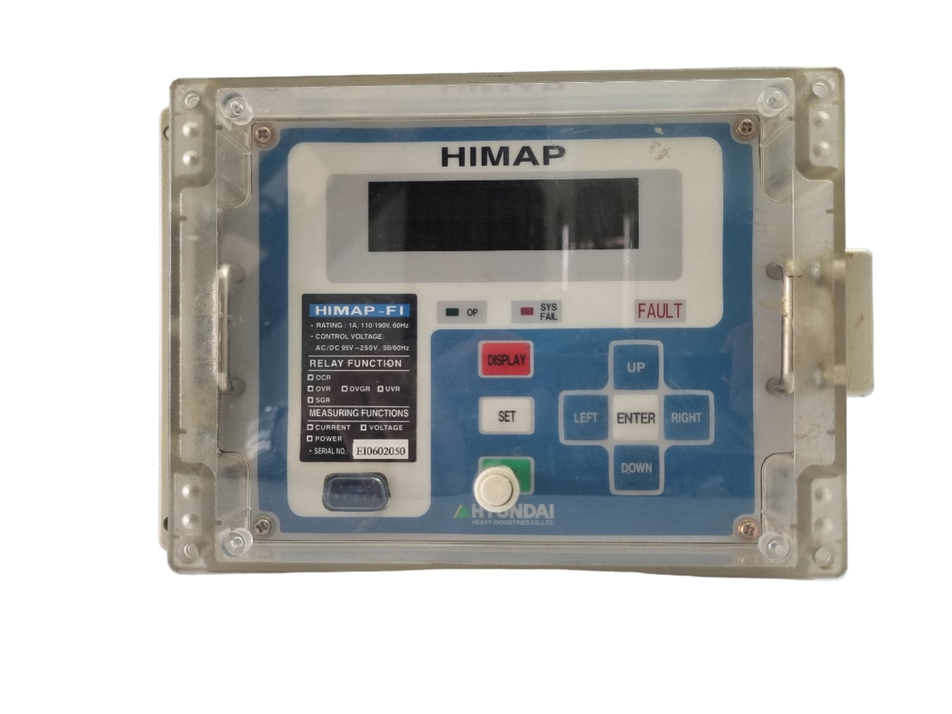 HYUNDAI HIMAP-F1 INTELLIGENT MEASURING & PROTECTION DEVICE