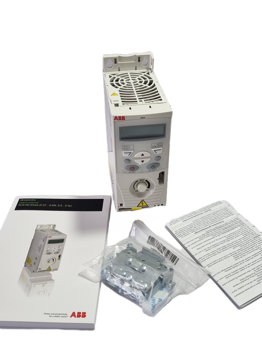 ABB ACS150-03U-01A2-4 LV AC MICRO DRIVE 0.37KW 1/2 HP