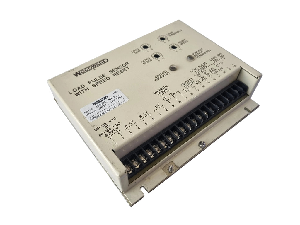 WOODWARD 9900-465 REV G LOAD PULSE SENSOR WITH SPEED RESET MODULE – USED