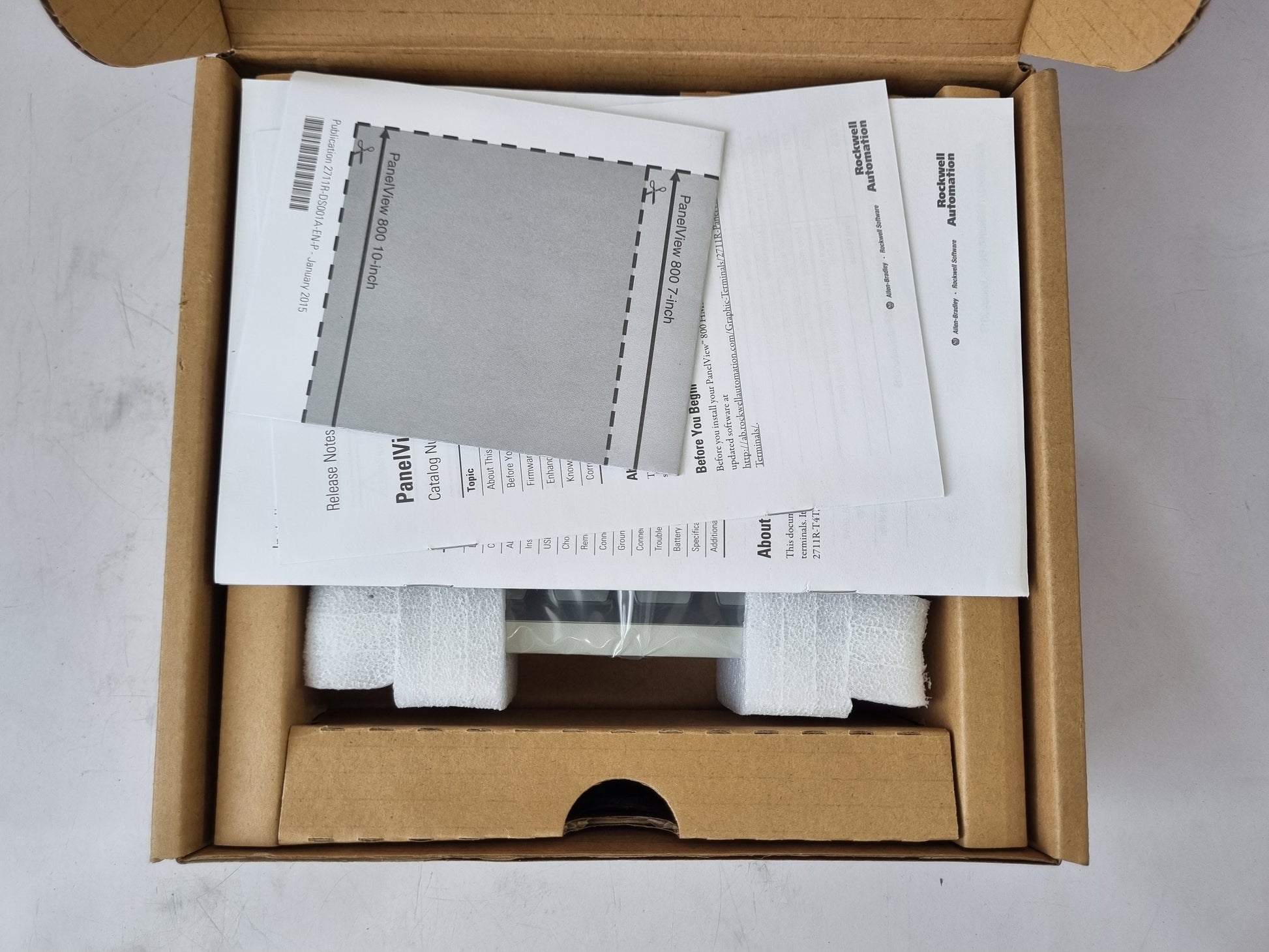 ALLEN-BRADLEY 1426-DM SER B 24VDC POWERMONITOR TOUCH DISPLAY HMI PANEL