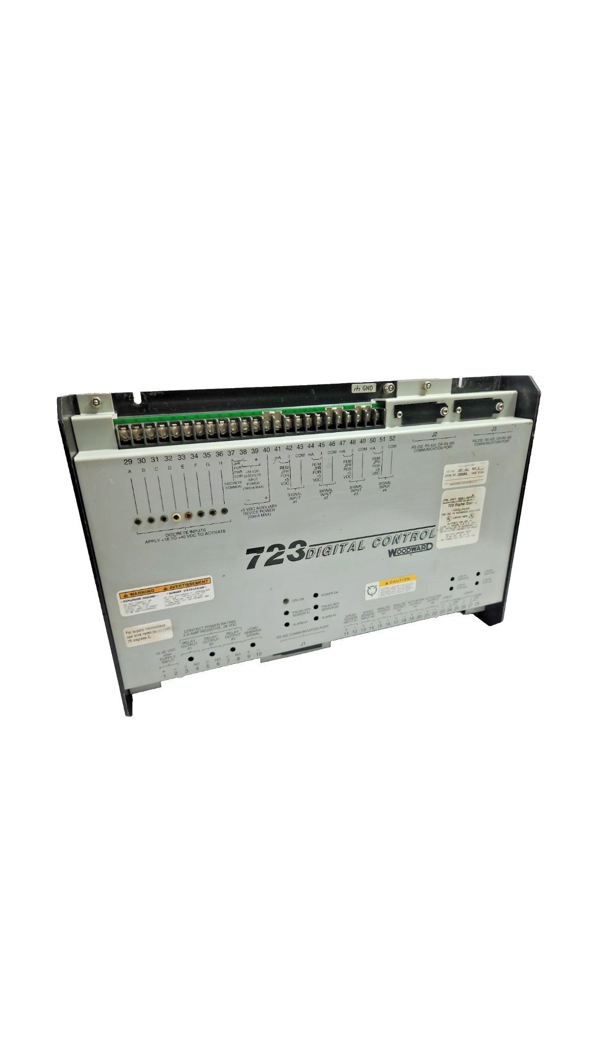 WOODWARD 723 DIGITAL CONTROL REV D