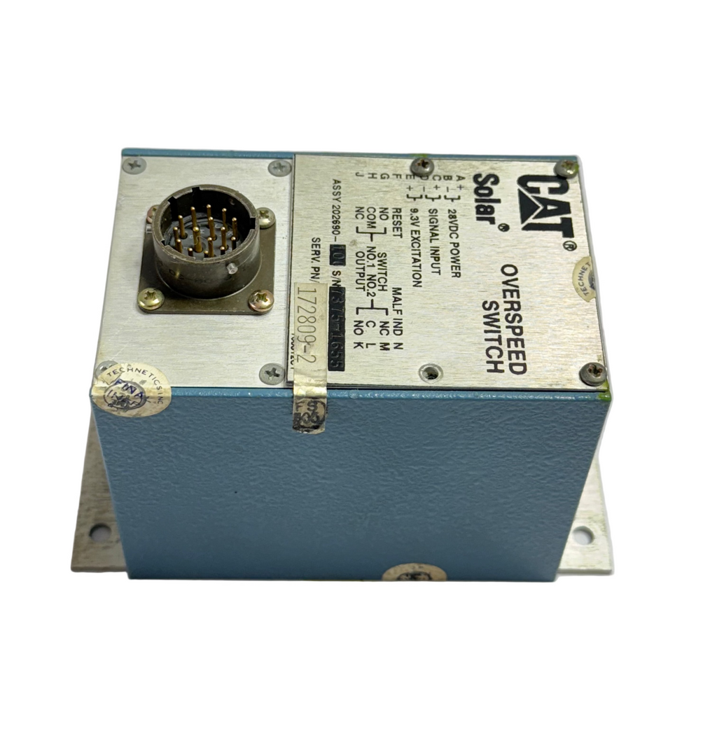 CAT SOLAR 202690-100 OVERSPEED SWITCH 172809-2