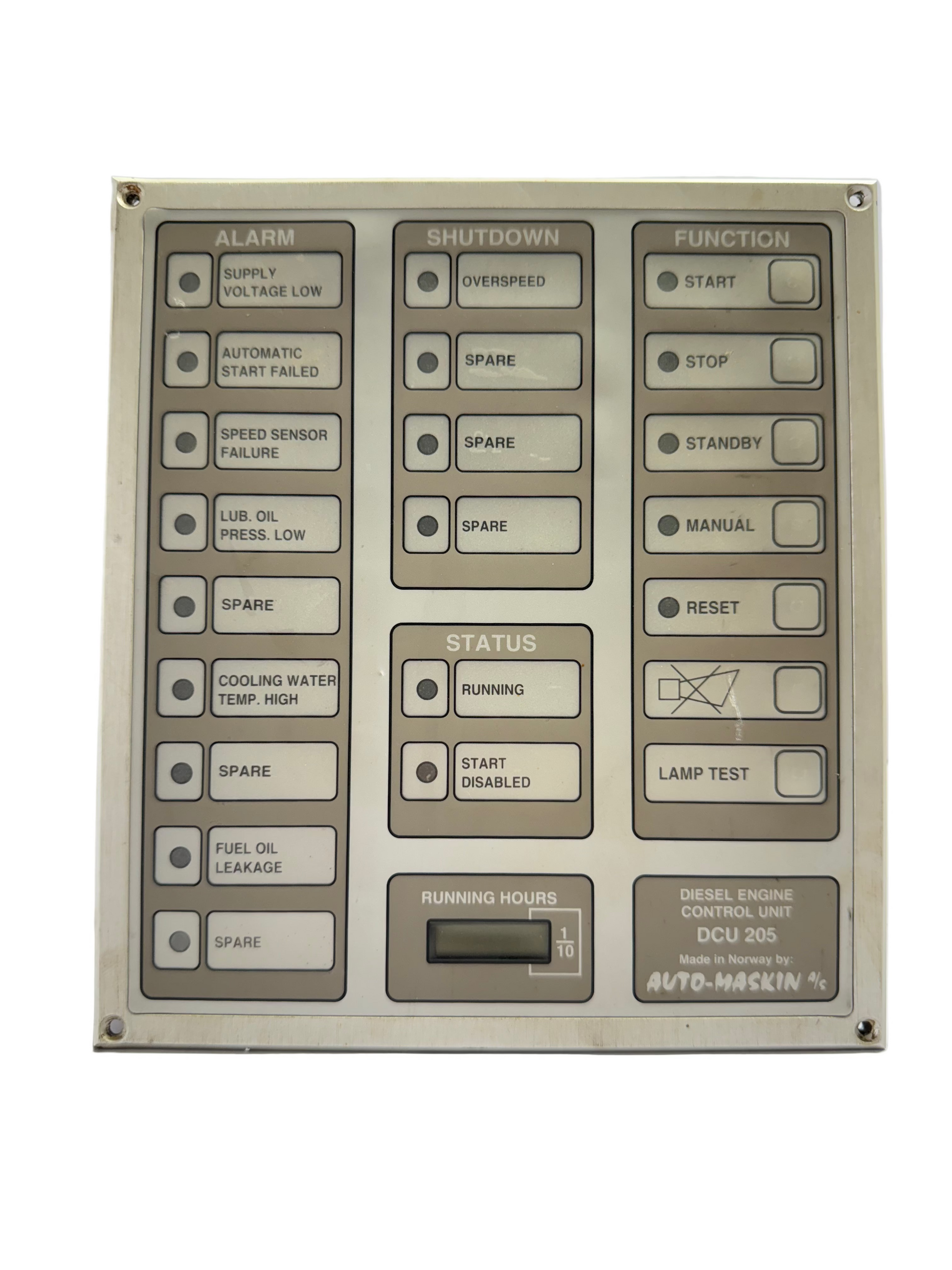 AUTO-MASKIN DCU 205 DIESEL ENGINE CONTROL UNIT
