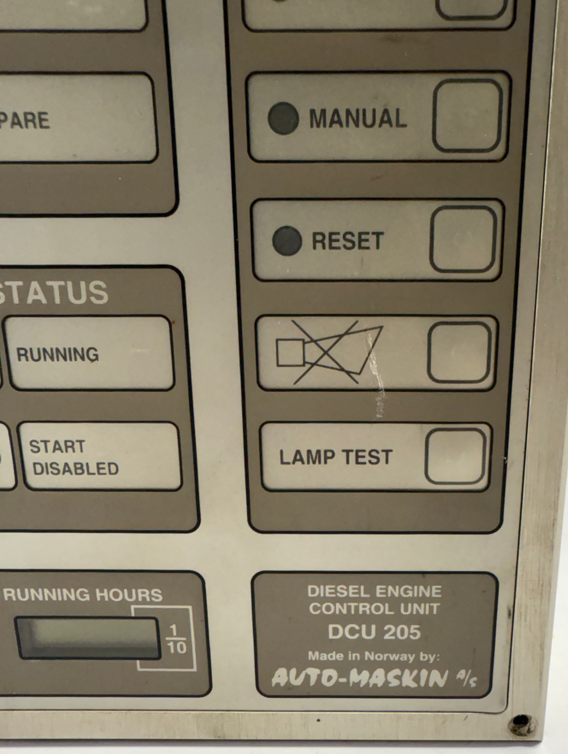 AUTO-MASKIN DCU 205 DIESEL ENGINE CONTROL UNIT