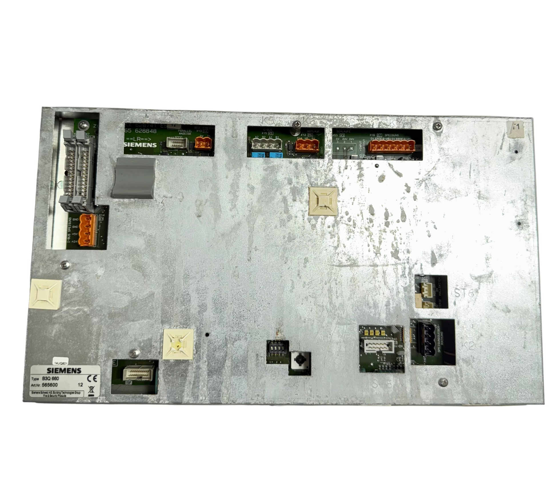 SIEMENS CERBERUS CT11 B3Q660 FIRE ALARM CONTROL PANEL