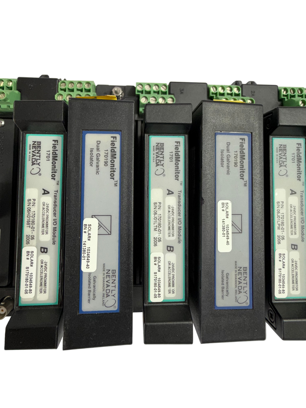 BENTLY NEVADA 1701/06 FIELDMONITEOR PLC SET 1701/06 ISOLATER TERMINAL BASE