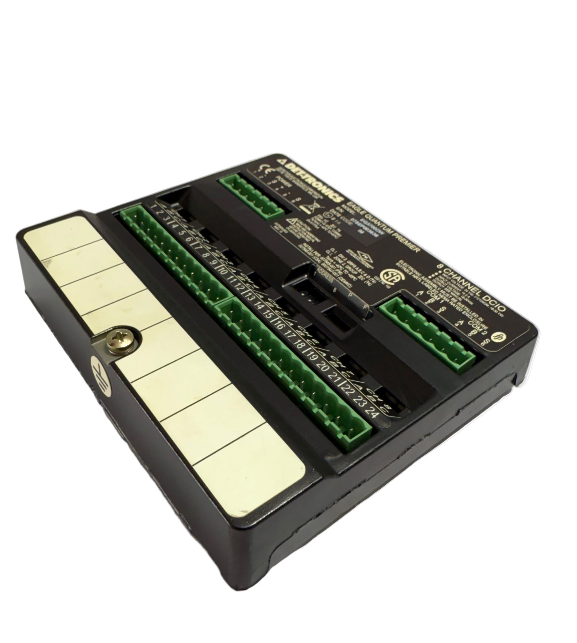 DET-TRONICS EQ3700DW DISRETE INPUT/OUTPUT MODULE 8 CHANNEL DCIO