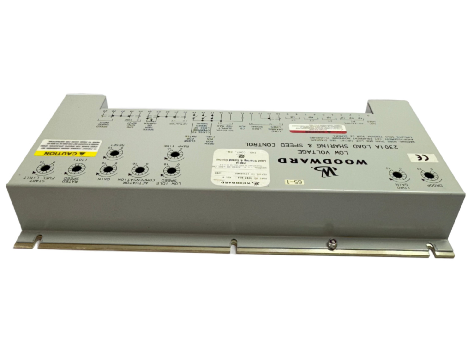 WOODWARD 9907-018 LOW VOLTAGE 2301A LOAD SHARING & SPEED CONTROL REV H