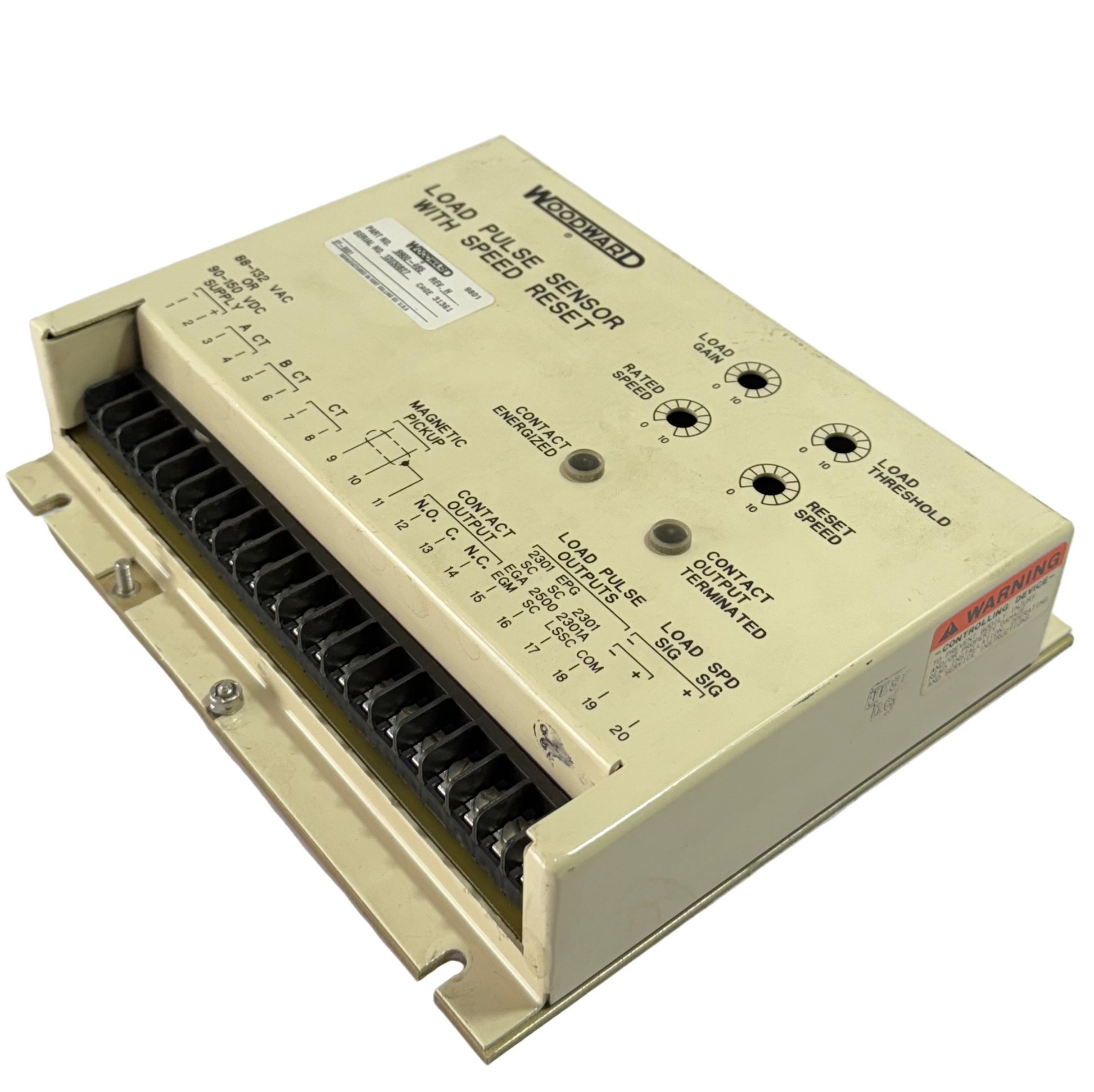 WOODWARD 9900-465 REV.H LOAD PLUS SENSOR WITH SPEED RESET