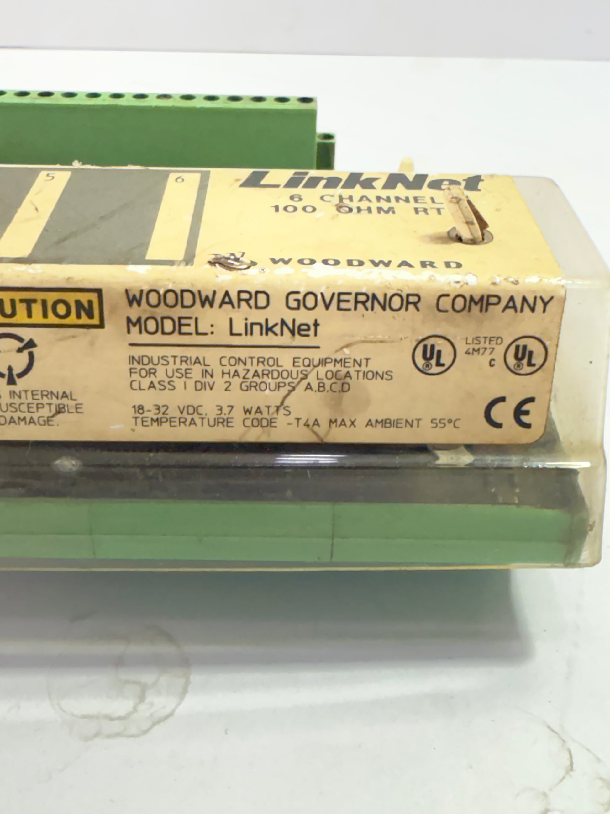 WOODWARD 9905-971 REV.J LINKNET 16 CHANNEL DISCRETE  MODULE