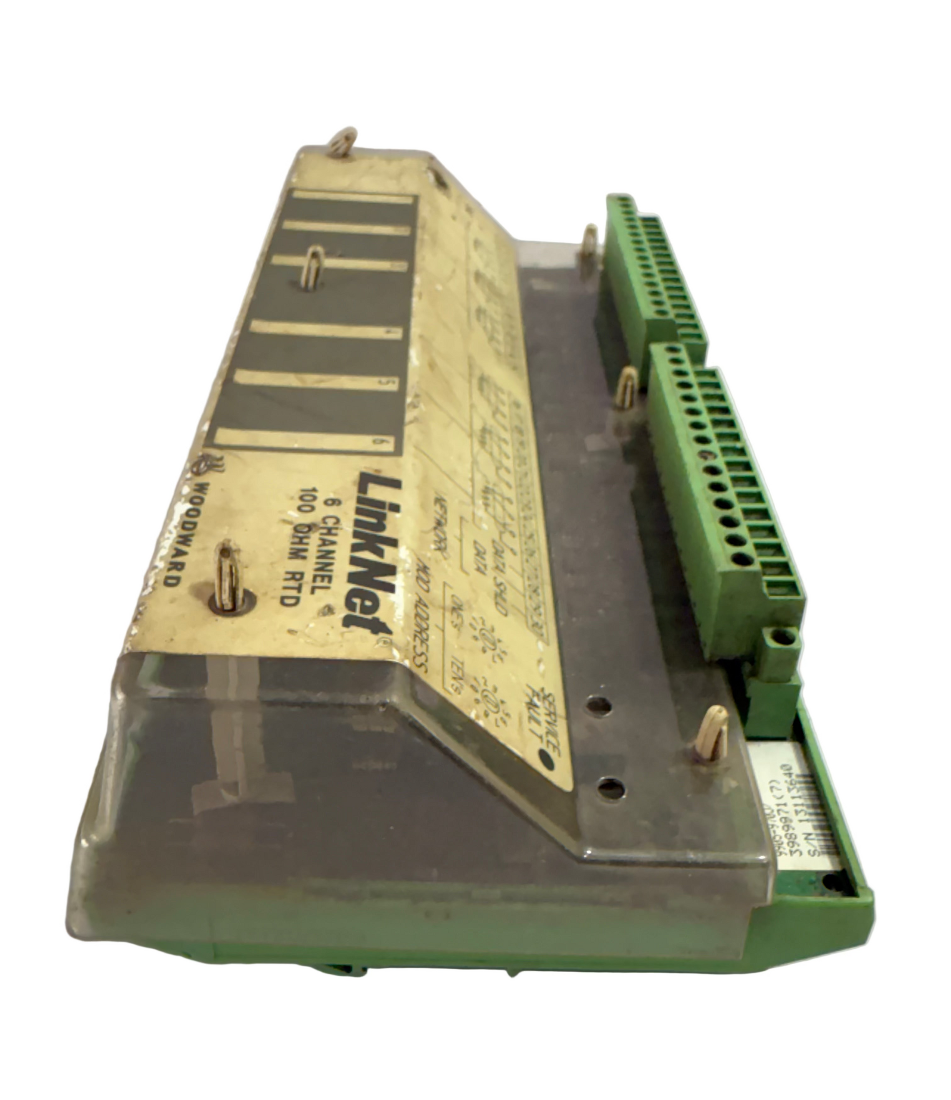 WOODWARD 9905-971 REV.J LINKNET 16 CHANNEL DISCRETE  MODULE