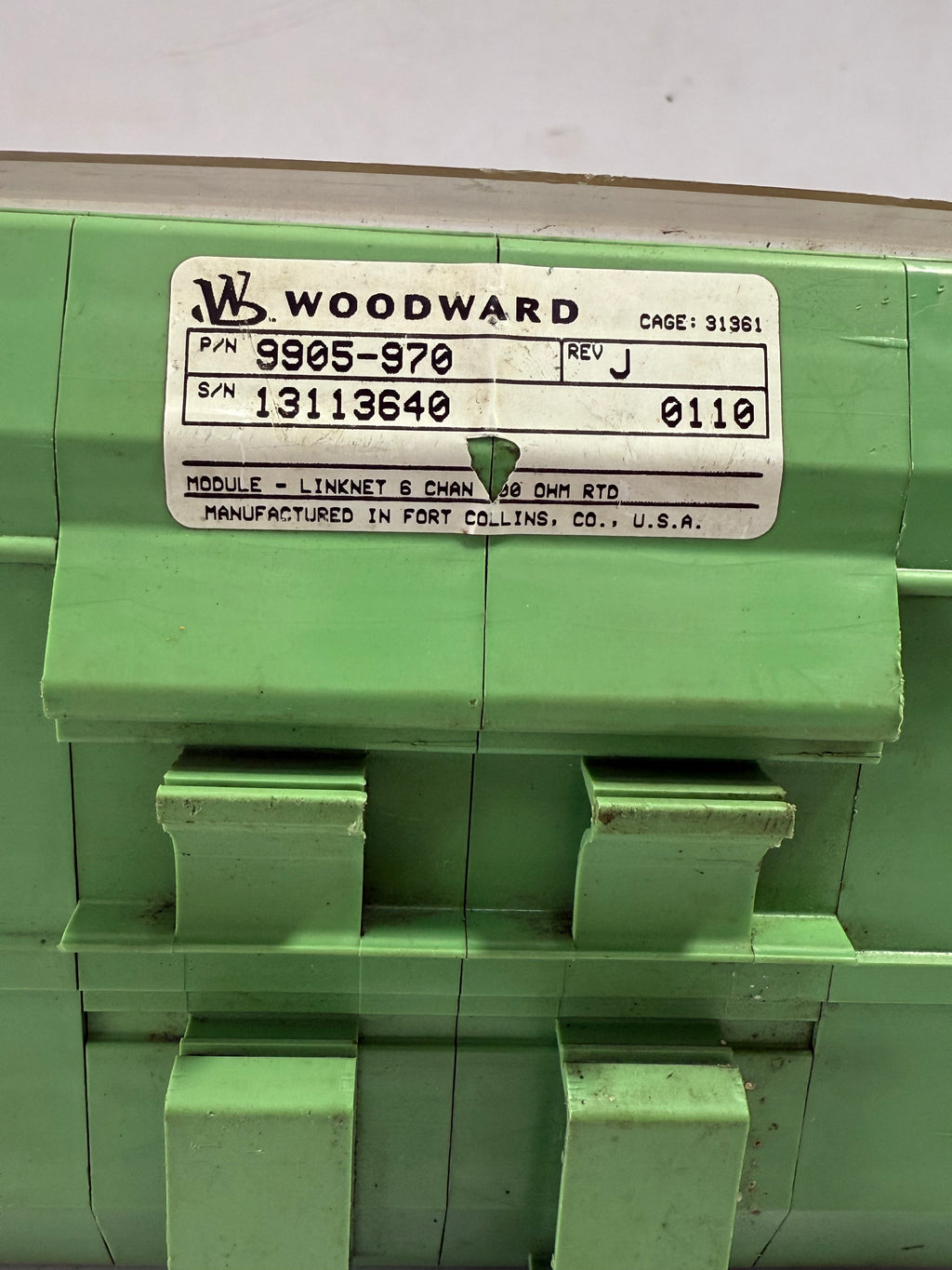 WOODWARD 9905-971 REV.J LINKNET 16 CHANNEL DISCRETE  MODULE