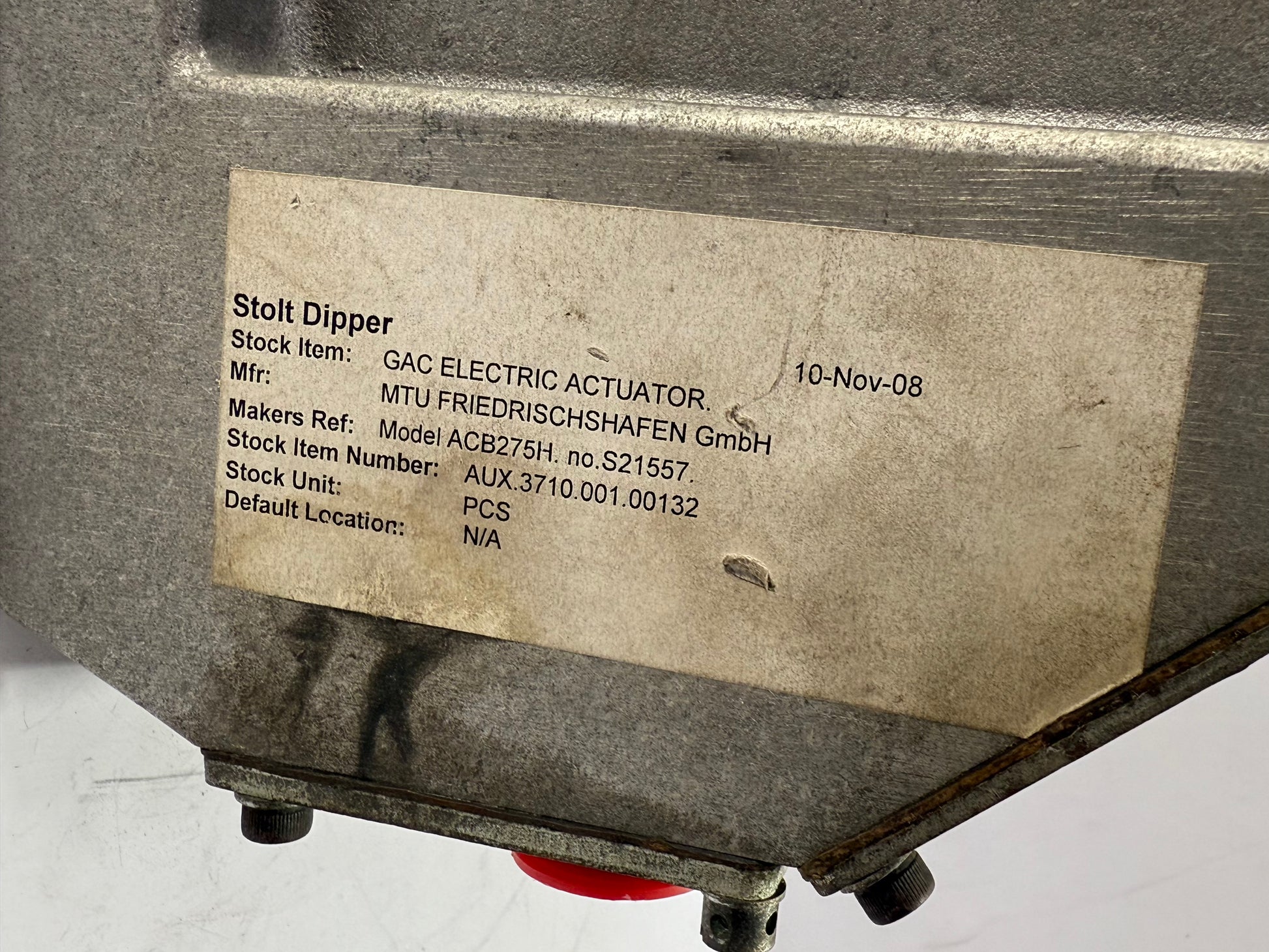 GAC ACB275D ELECTRIC ACTUATOR
