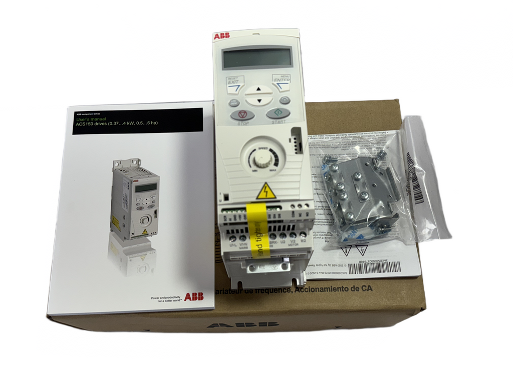 ABB ACS150-03U-01A2-4 LV AC MICRO DRIVE 0.37KW 1/2 HP