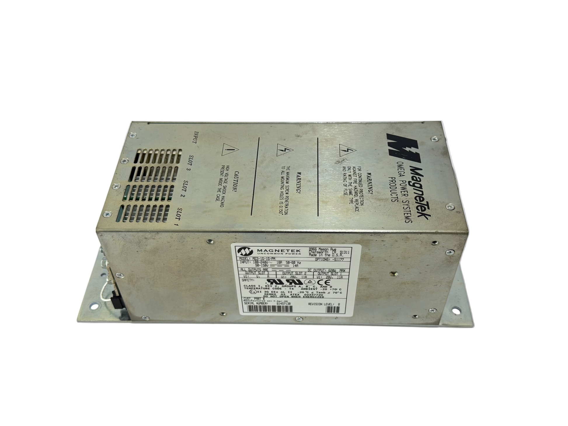 MAGNETEK MG3-1G-1G-PM POWER SUPPLY