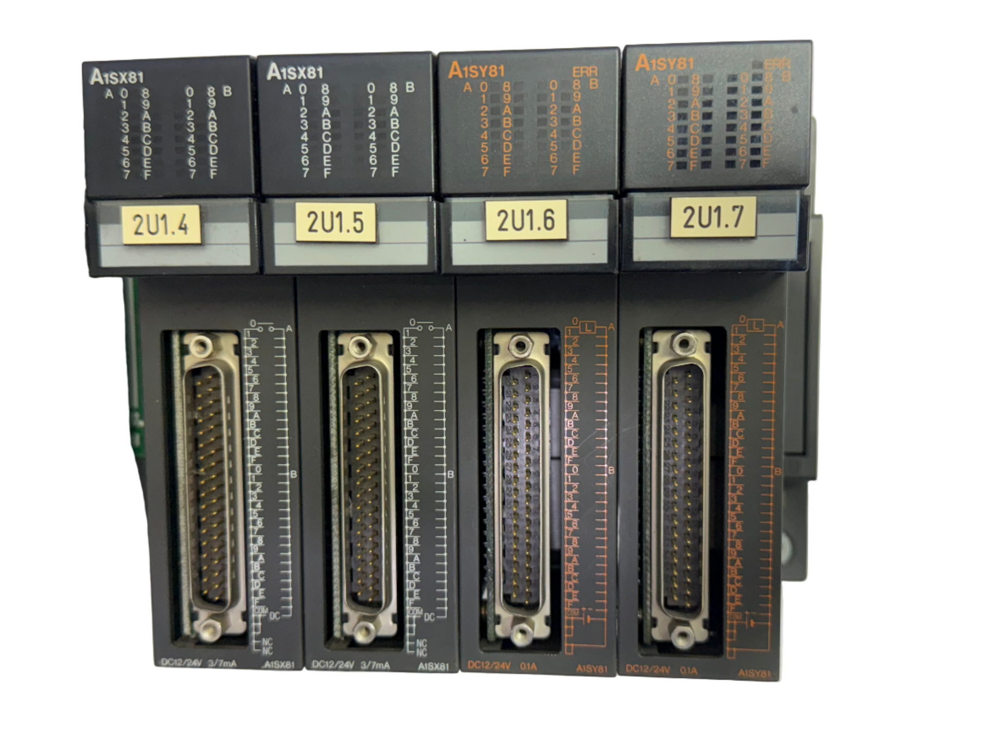 MITSUBISHI MELSEC A1S63P, A1SHCPU, A1SX81,A1SY81 PLC