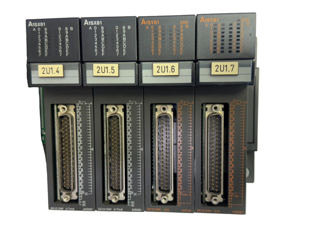 MITSUBISHI MELSEC A1S63P, A1SHCPU, A1SX81,A1SY81 PLC