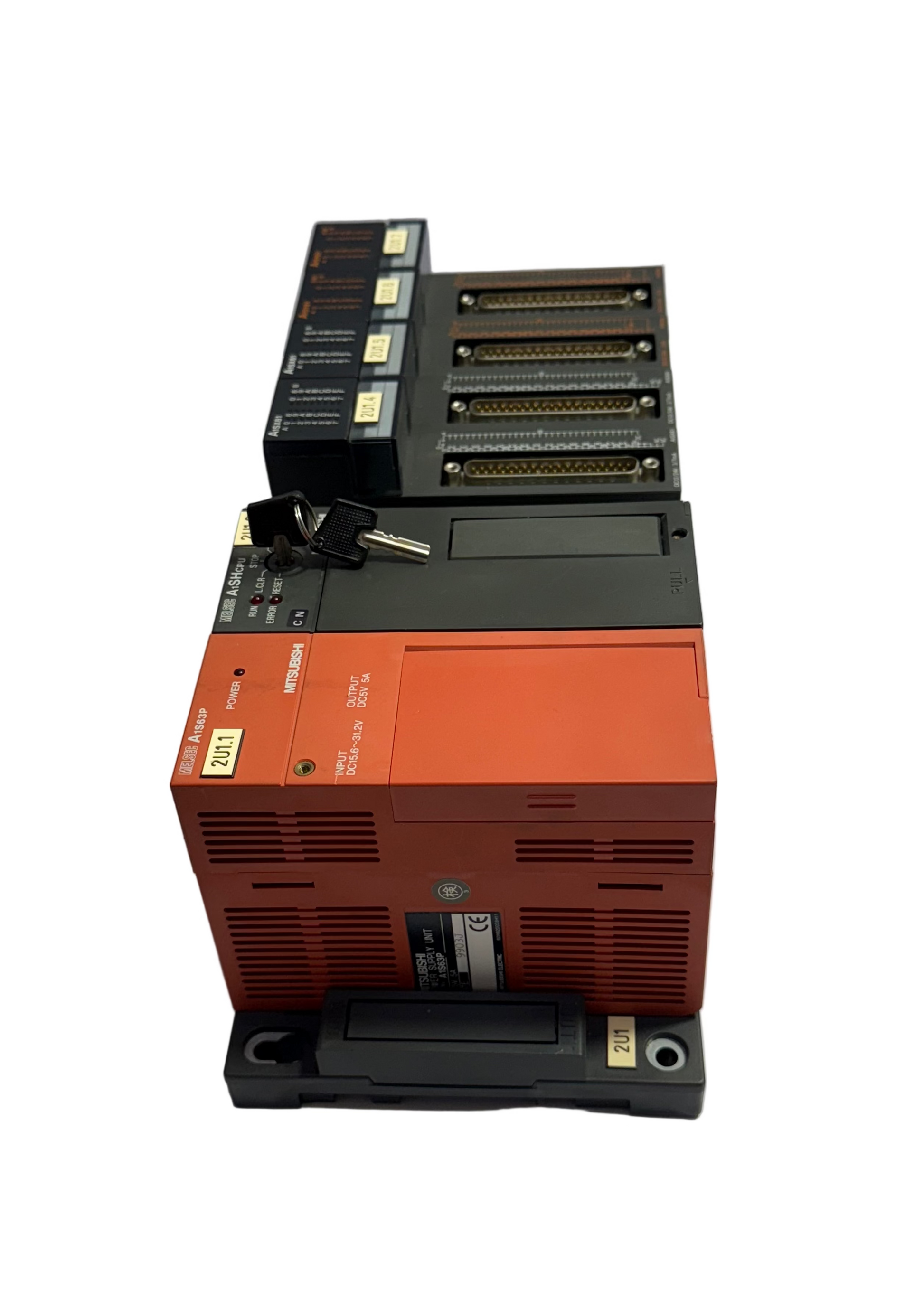 MITSUBISHI MELSEC A1S63P, A1SHCPU, A1SX81,A1SY81 PLC