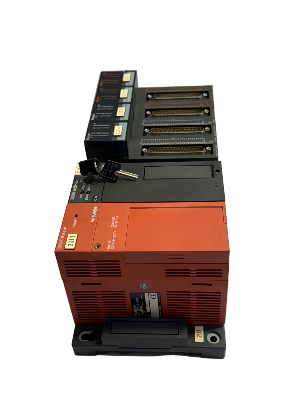 MITSUBISHI MELSEC A1S63P, A1SHCPU, A1SX81,A1SY81 PLC
