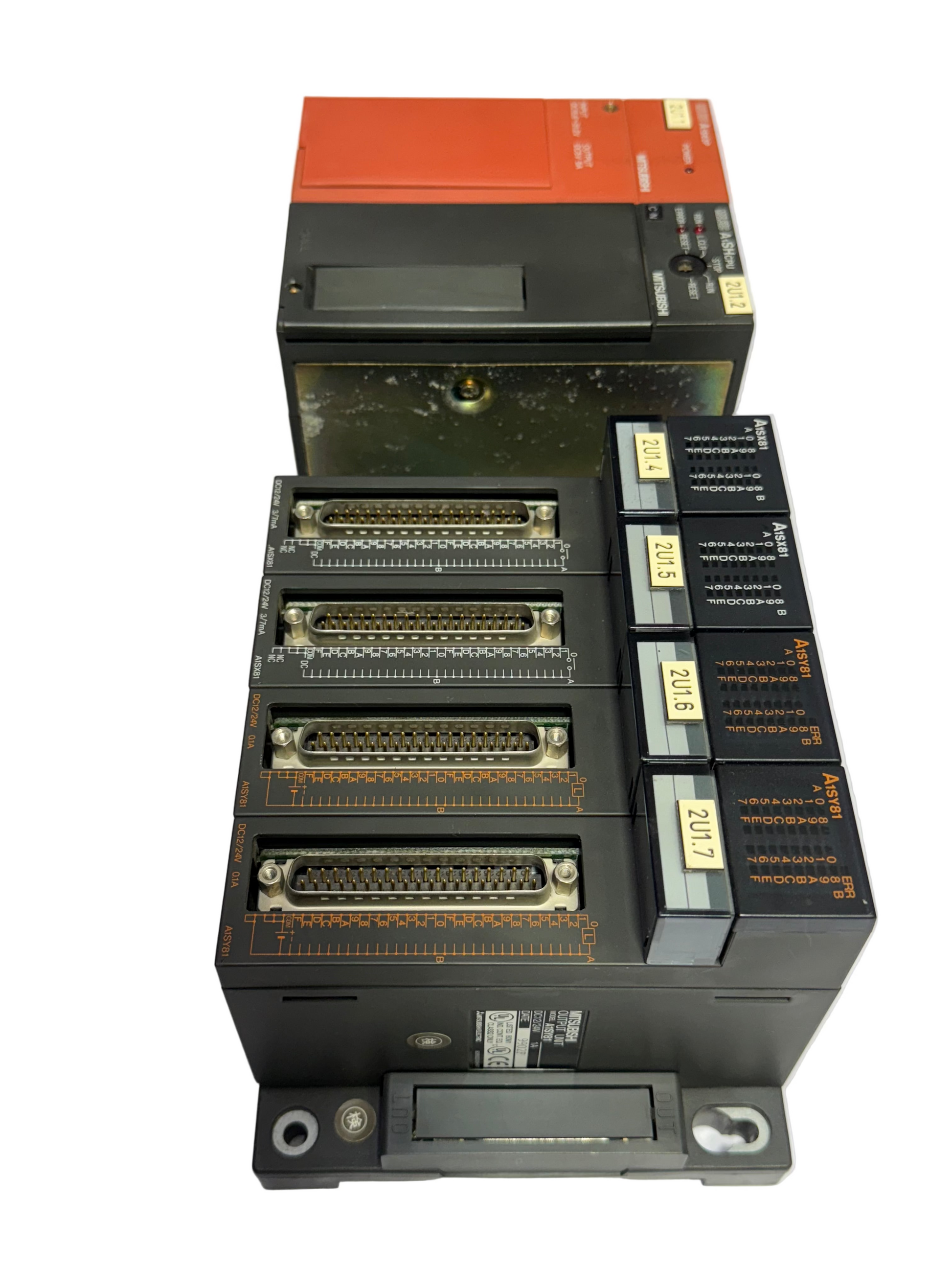 MITSUBISHI MELSEC A1S63P, A1SHCPU, A1SX81,A1SY81 PLC