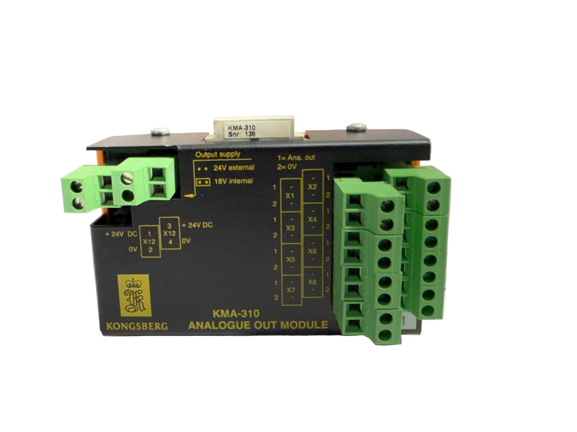 KONGSBERG KMA-310 ANALOG OUT MODULE