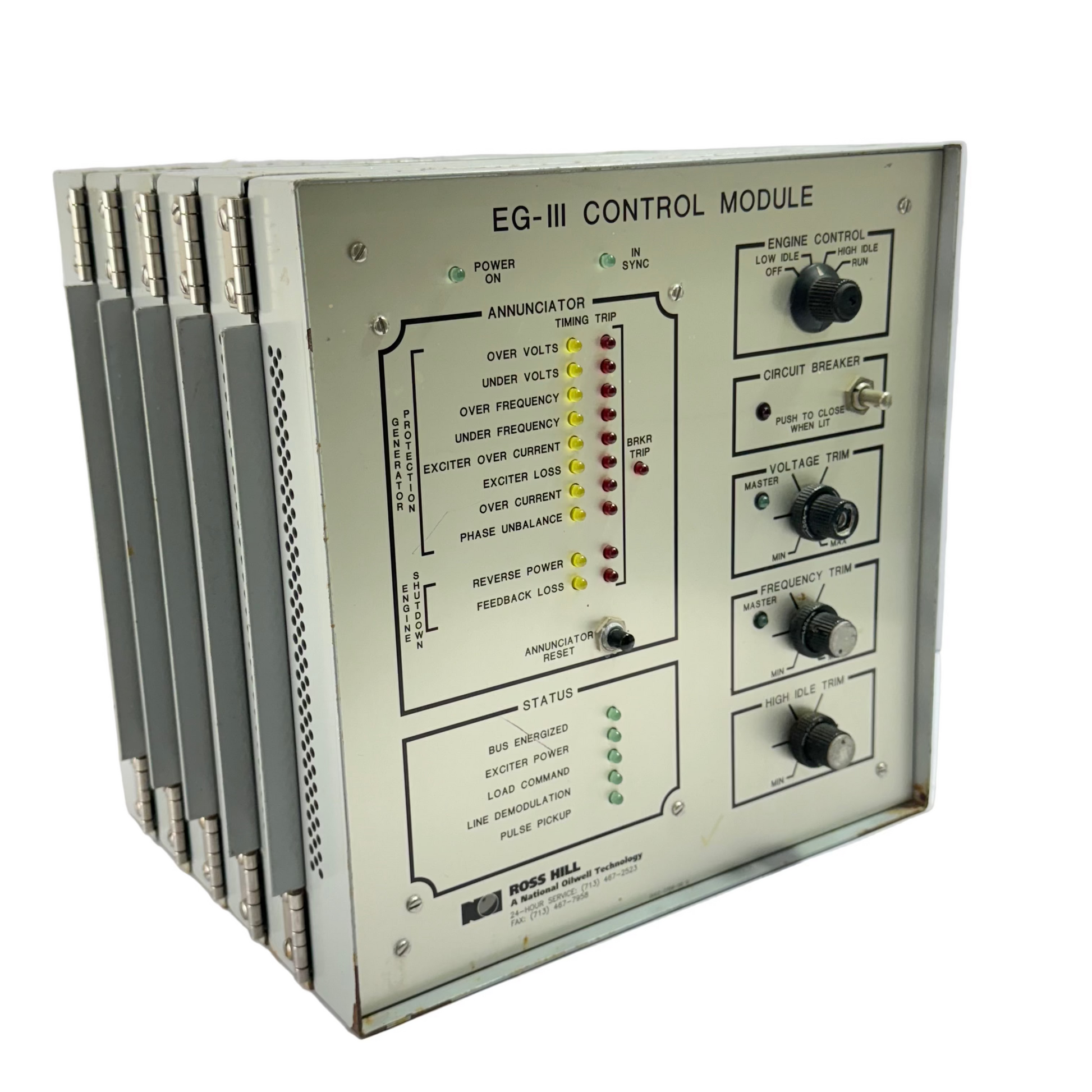 NATIONAL OILWELL VARCO 6408-7723-01 ENGINE CONTROL MODULE EG-III