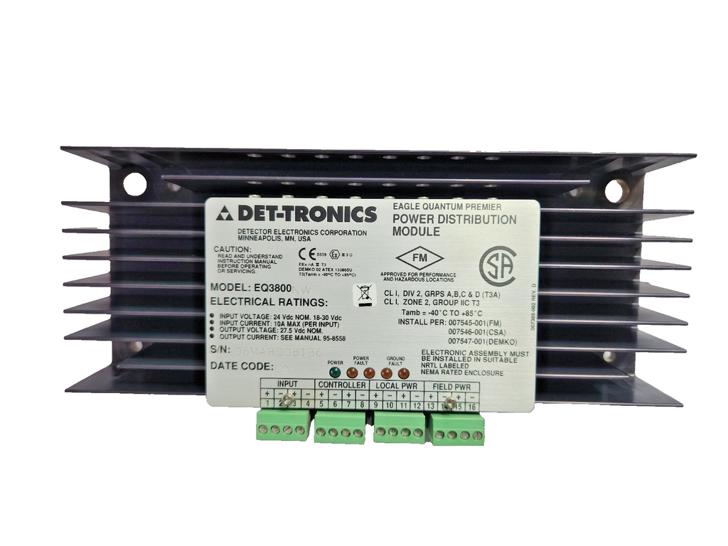 DET-TRONICS EQ3800NW EAGLE QUANTUM PREMIER POWER DISTRIBUTION MODULE