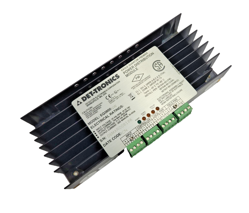 DET-TRONICS EQ3800NW EAGLE QUANTUM PREMIER POWER DISTRIBUTION MODULE